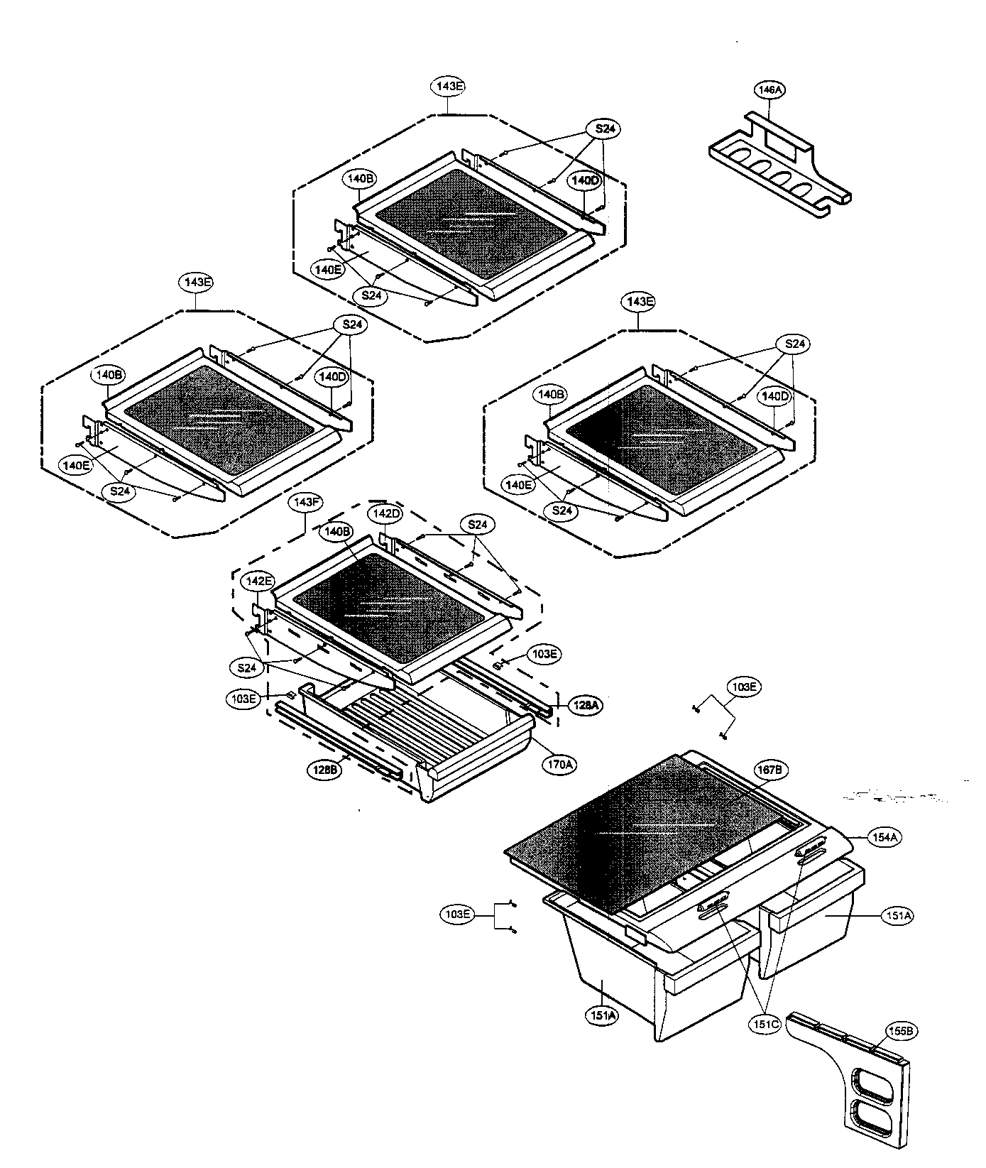 Refrigerator parts