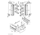 LG LFC20740SW/00 door parts diagram