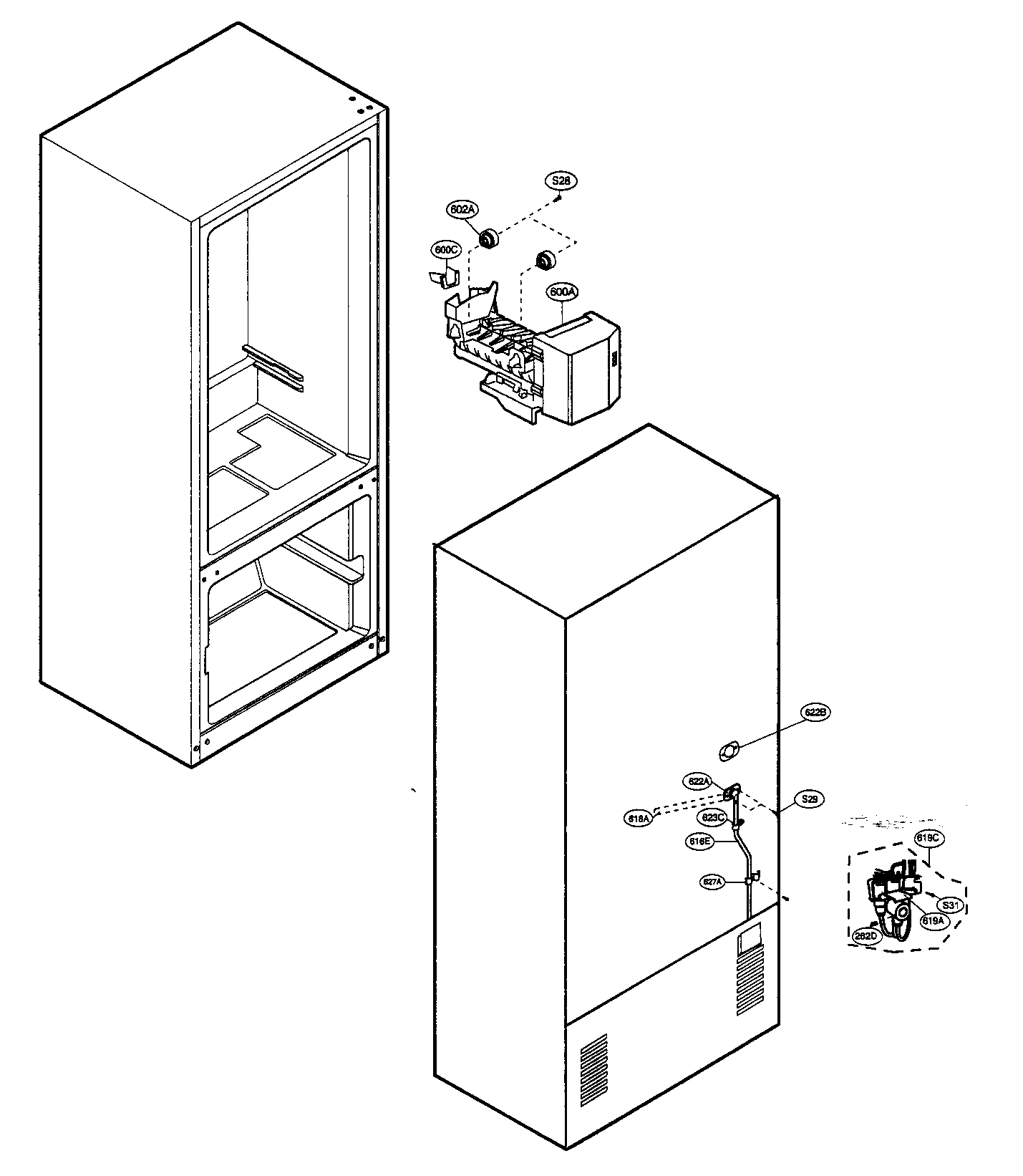 Ice maker parts