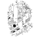 LG LFC22740SW/00 case parts diagram