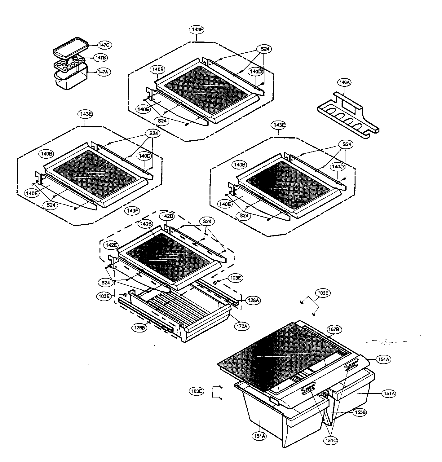 Refrigerator parts