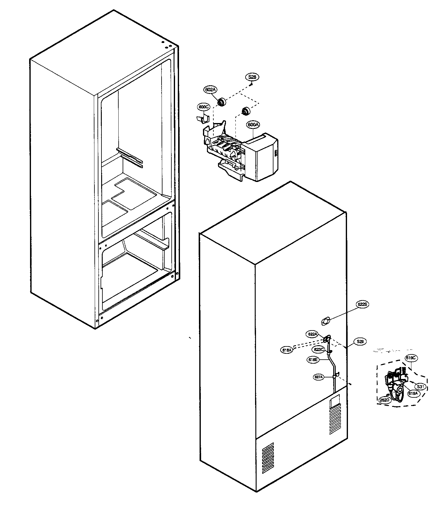 Ice maker parts