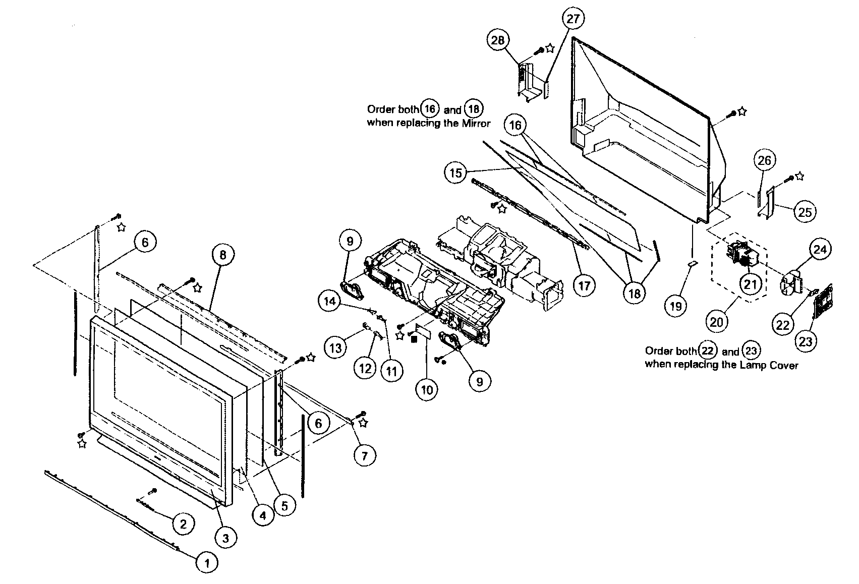 Cabinet parts