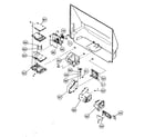 Sony KDF-46E3000 chassis assy diagram