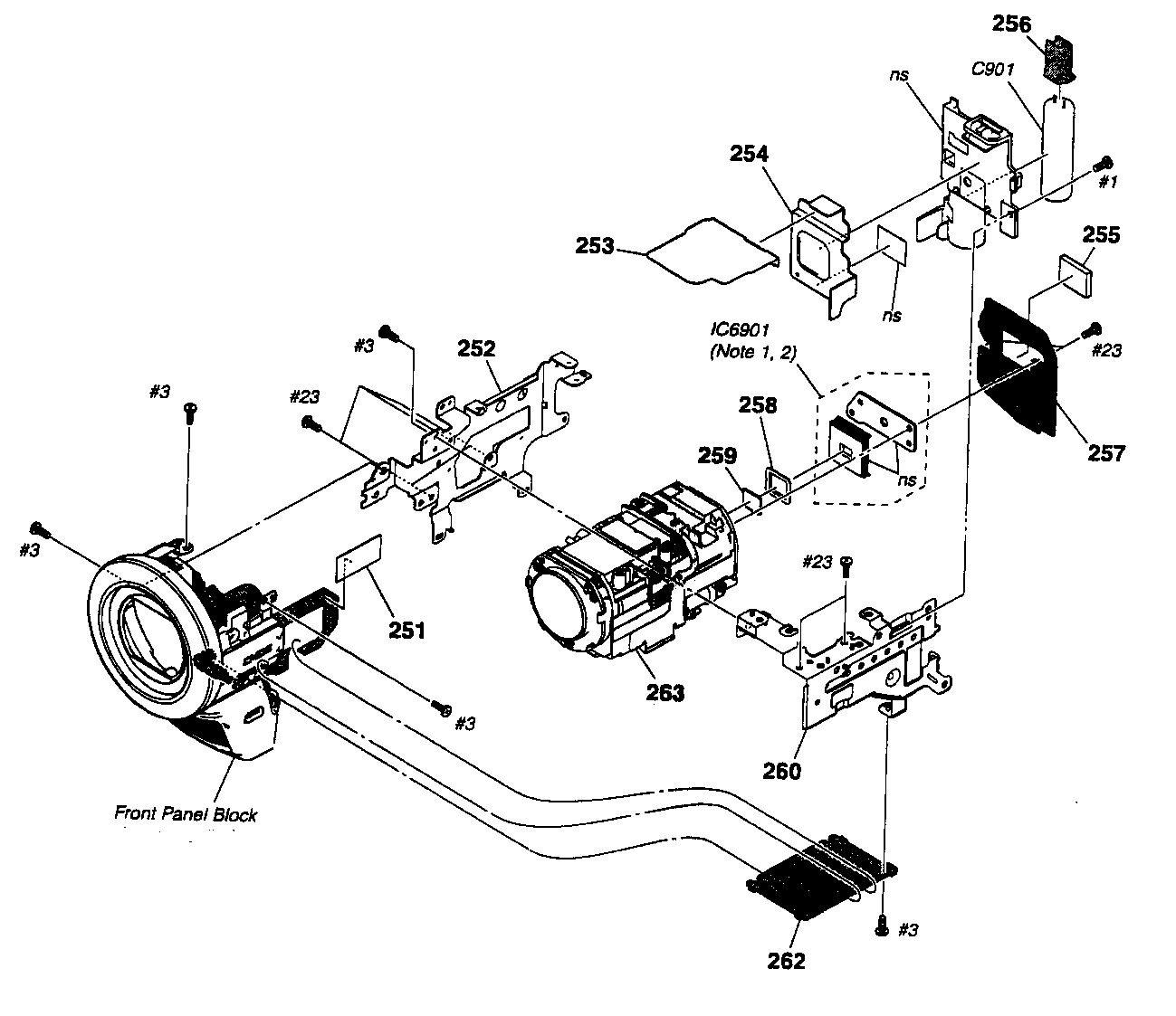Lens assy