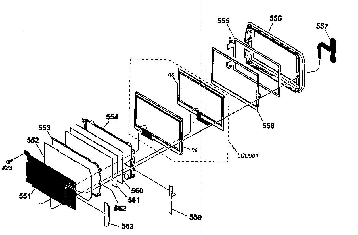 Lcd assy