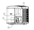 Carrier 25HNA948A0030030 outside view diagram