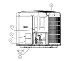 Carrier 25HNA624A0030020 outside view diagram