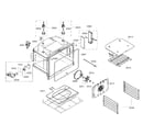 Thermador MED302ES01 top oven parts diagram