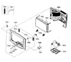 Samsung TXT3093WHX cabinet parts diagram