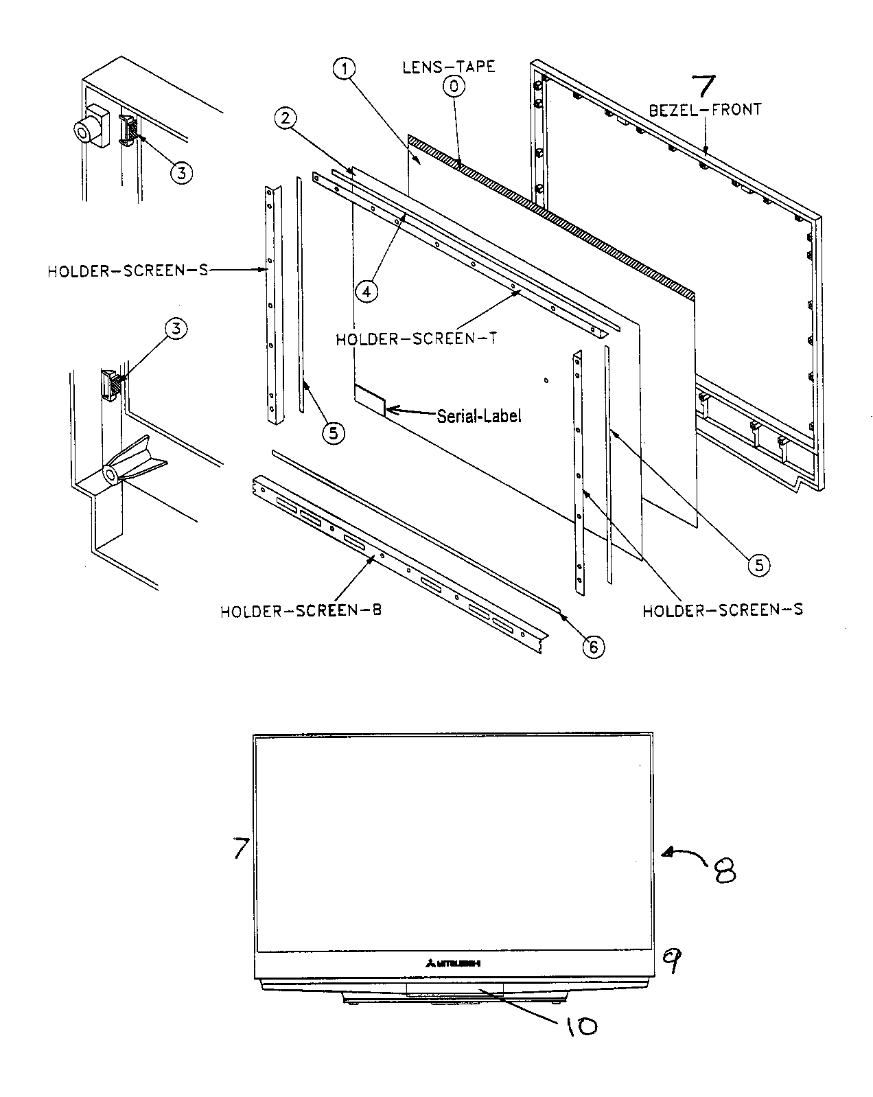 Cabinet parts