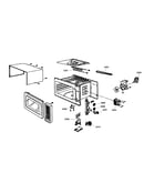 Microwave cabinet parts 2