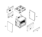 Thermador PRG304EH01 cabinet parts diagram