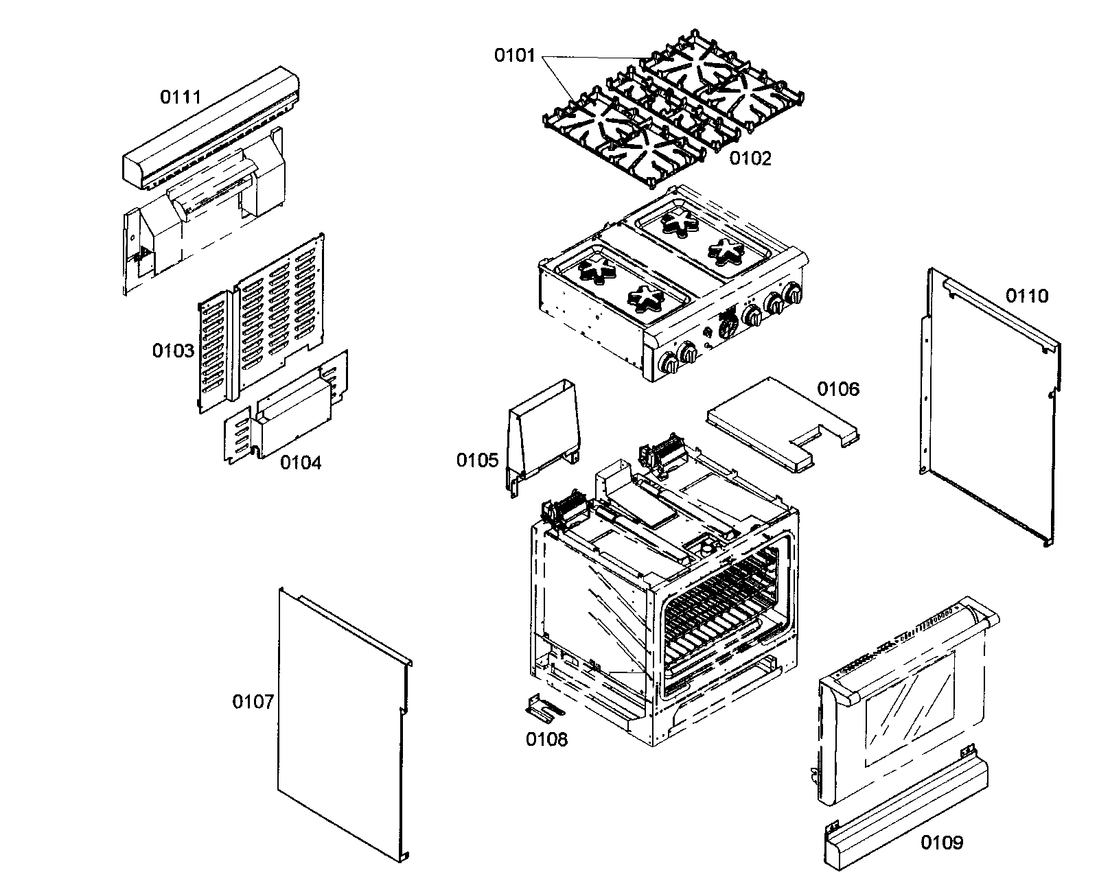 CABINET PARTS