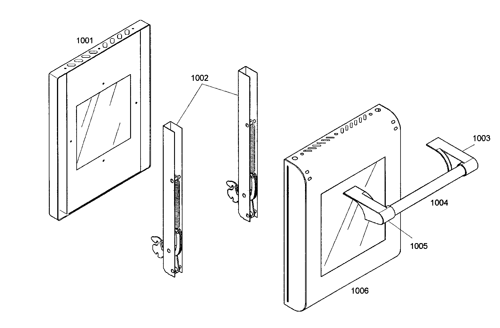 Small oven door