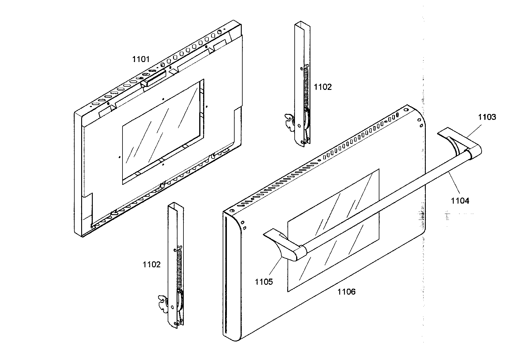 Large oven door