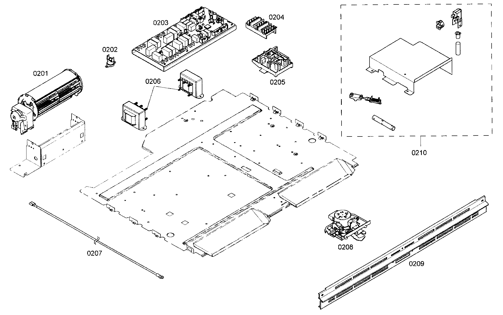 Control assy top