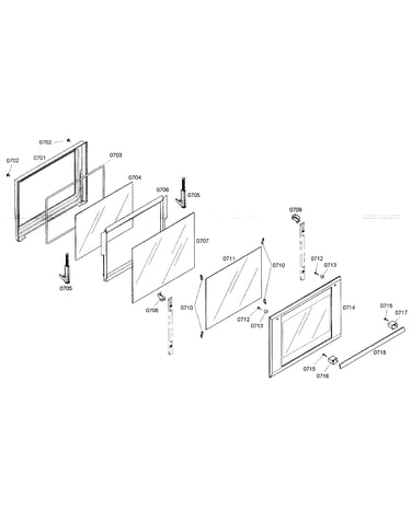 Bottom oven door