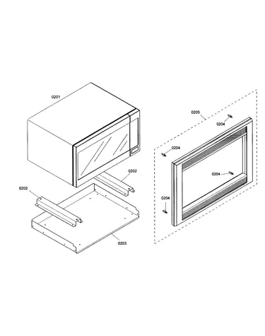 Microwave cabinet parts 1