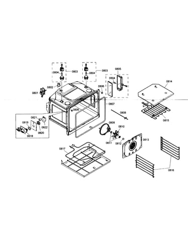 Oven cabinet