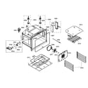 Thermador MEW301ES01 oven cabinet diagram