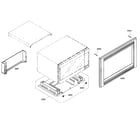 Thermador POM301/01 microwave mounting assy diagram