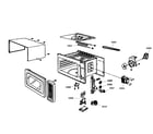 Thermador POM301/01 microwave cabinet parts diagram