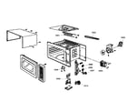 Thermador MEMCW301ES01 microwave cabinet parts diagram