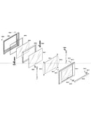 Oven door assy