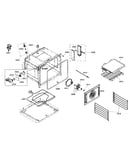 Top oven cabinet parts