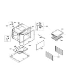 Bottom oven cabinet parts