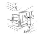 WC Wood V1601RW3 door/components diagram
