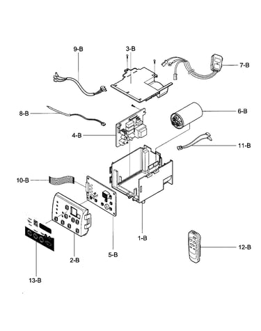 Control box assy