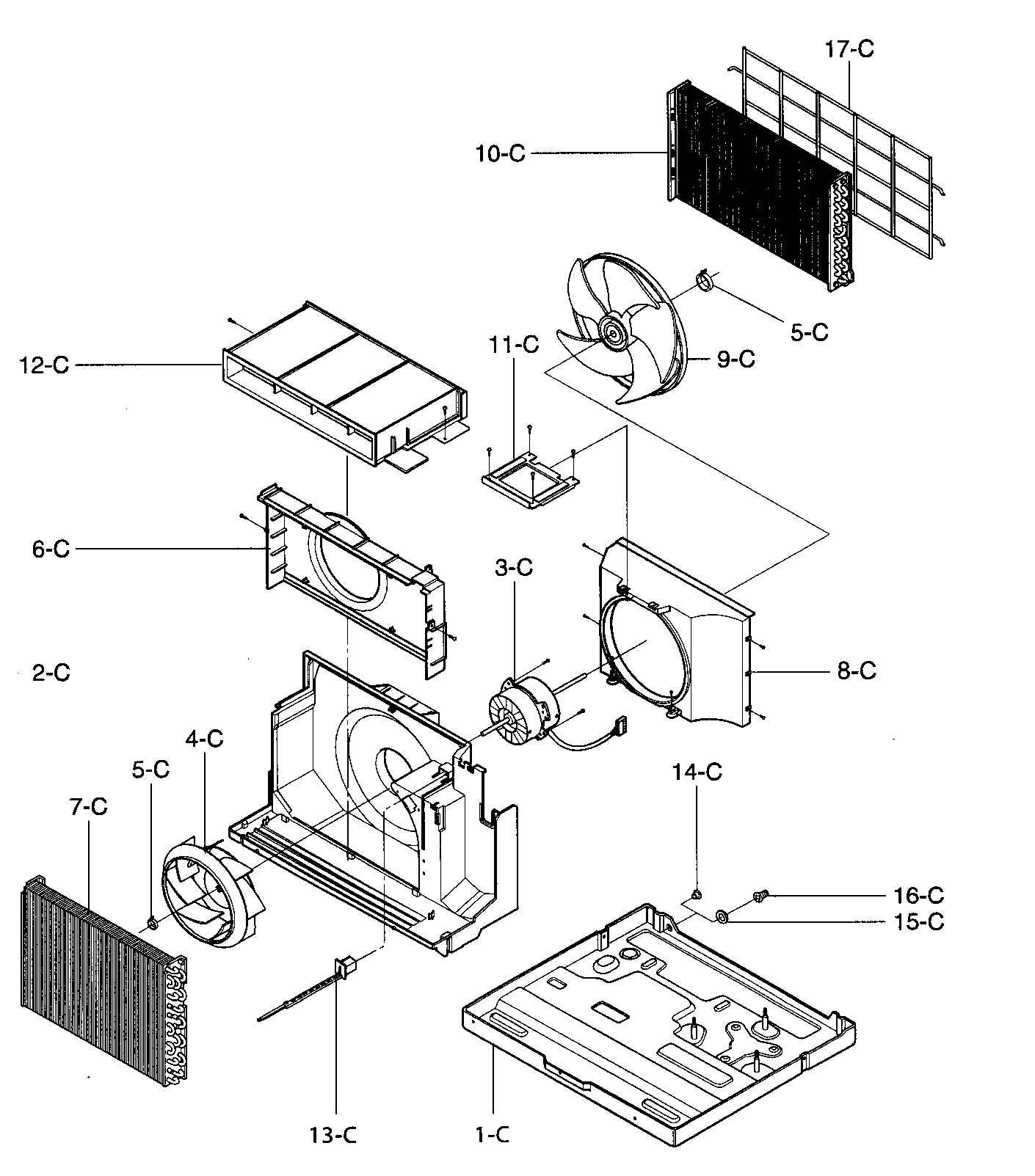 Air handling/cycle parts