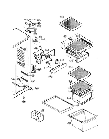 Refrigerator assy