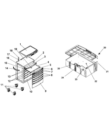 Cabinet parts