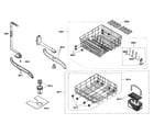 Bosch SHE43M06UC/48 racks assy diagram