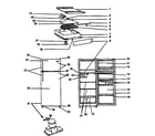 Crosley WCR12/F cabinet parts diagram