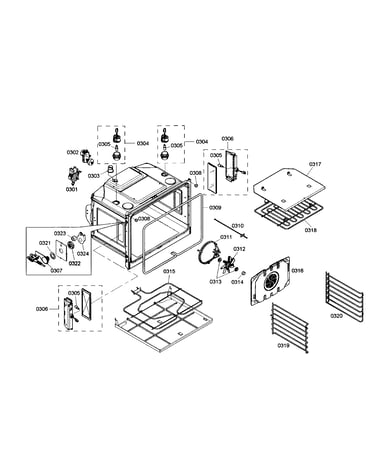 Oven cabinet