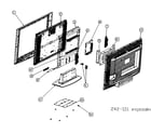 Olevia 242V cabinet parts diagram