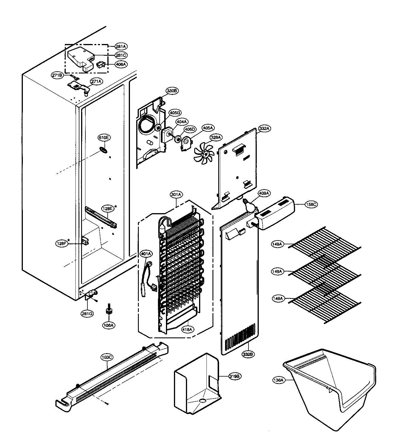 Freezer compartment