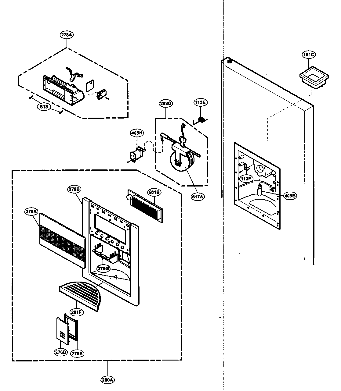 DISPENSER PARTS