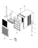 Cabinet/front grille assy