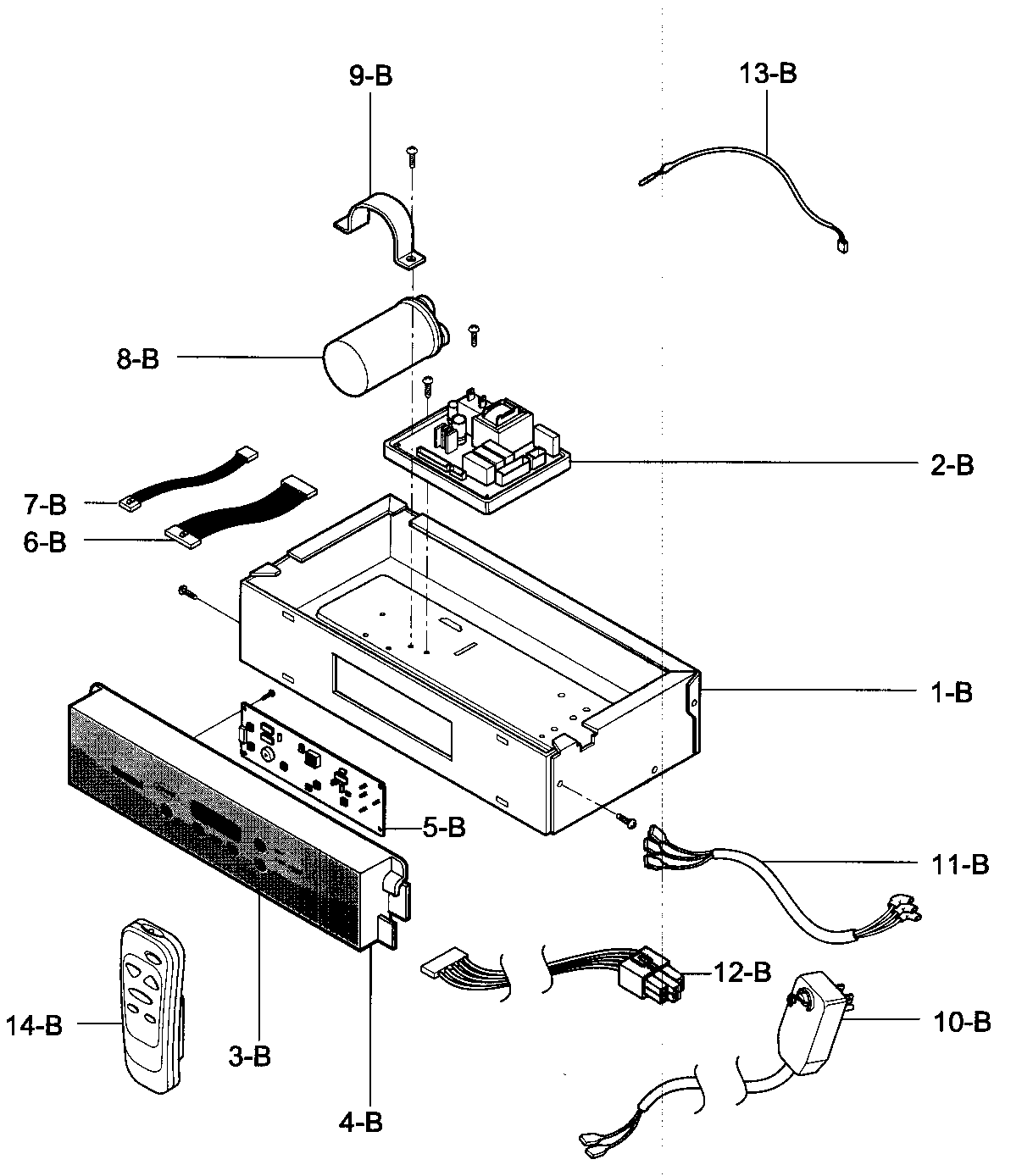 Control box assy
