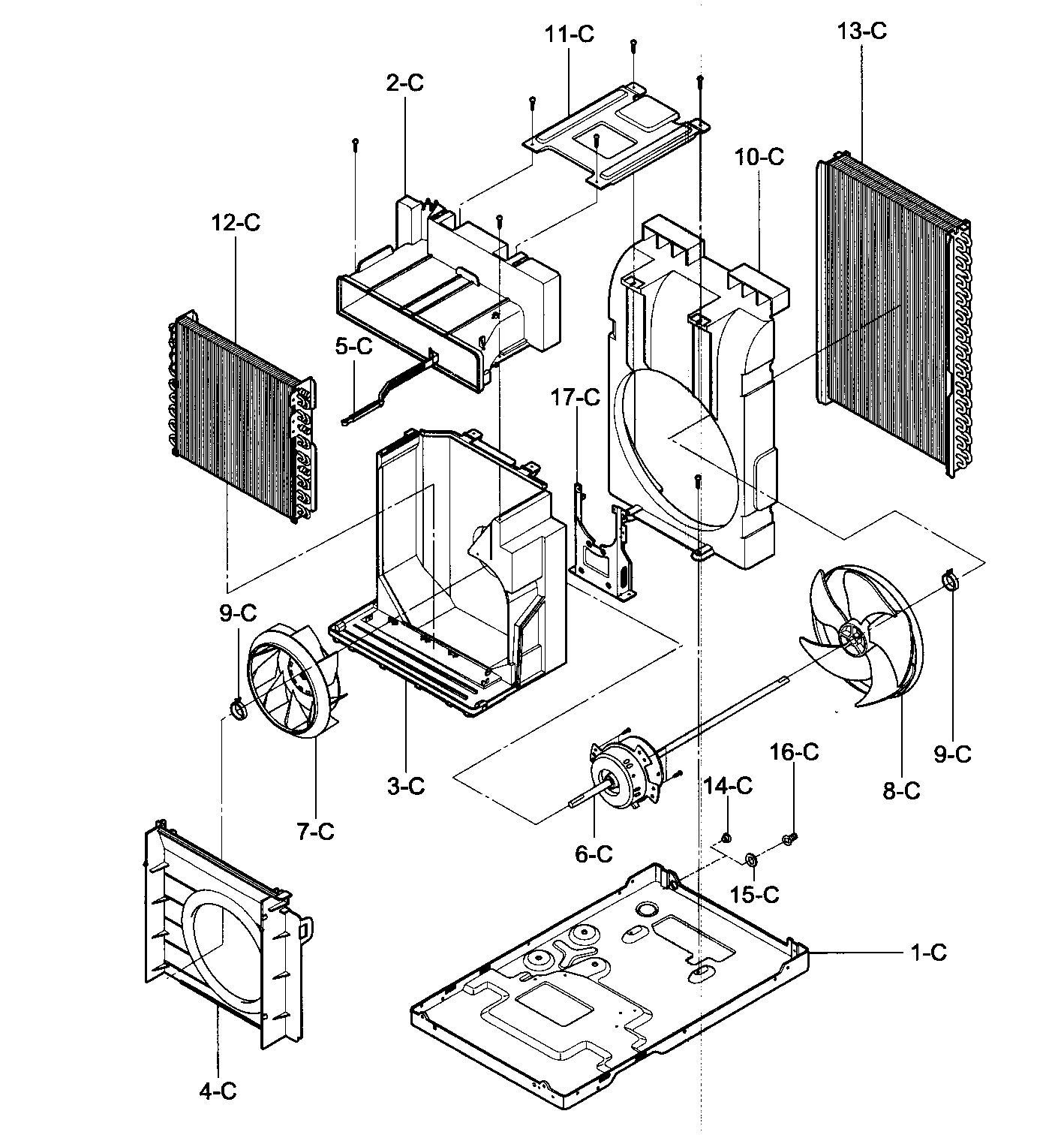 Air handling/cycle parts