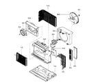 Kenmore 58075085700 air handling/cycle parts diagram