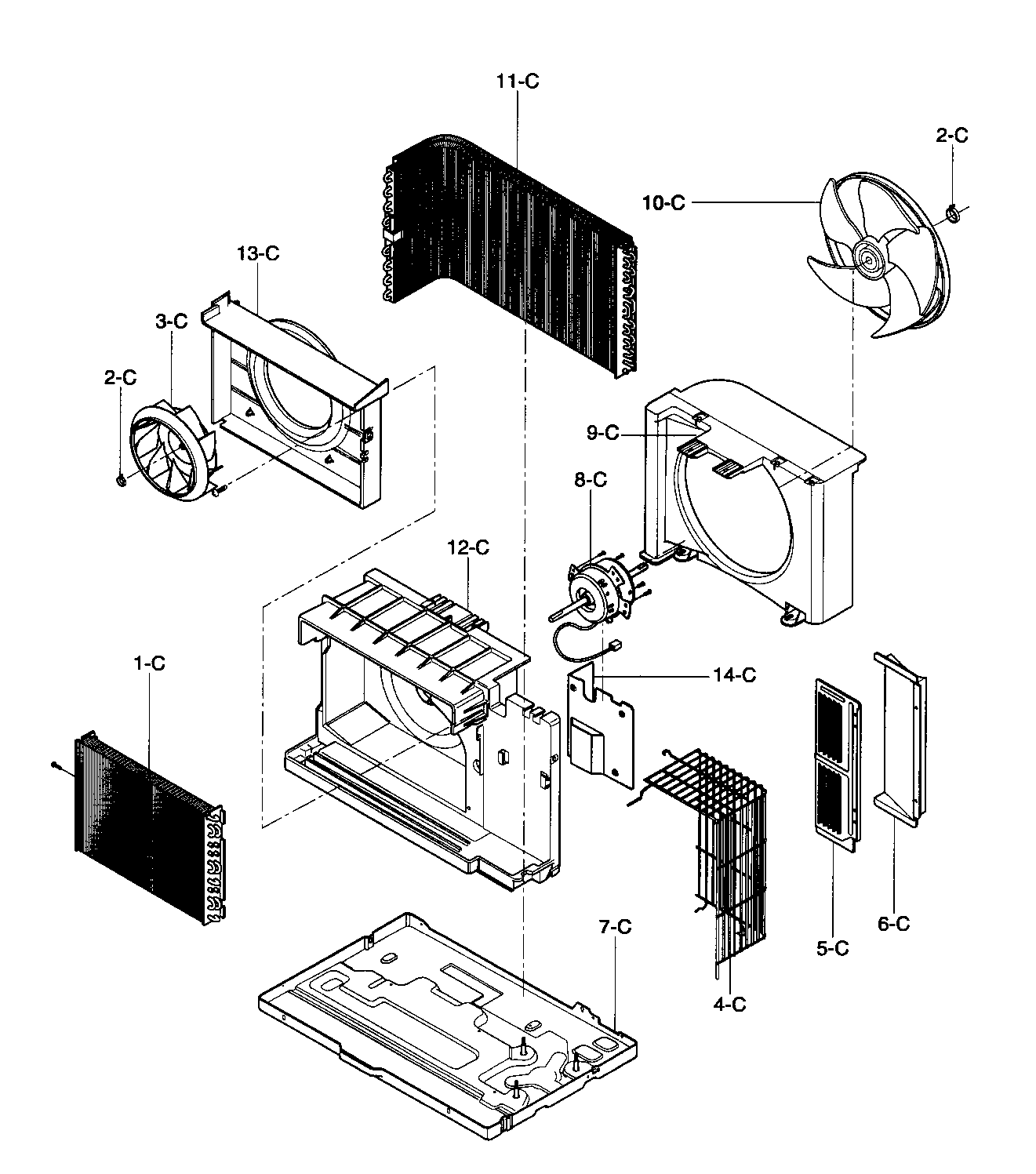 Air handling/cycle parts