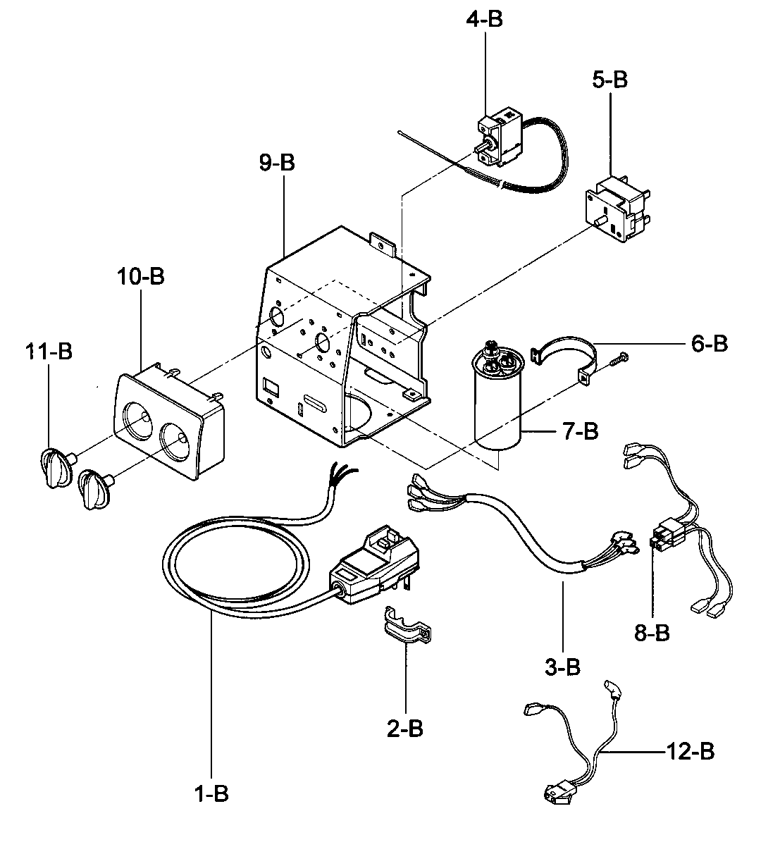 Control box assy