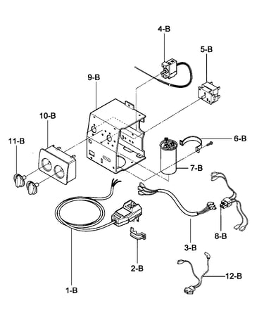 Control box assy