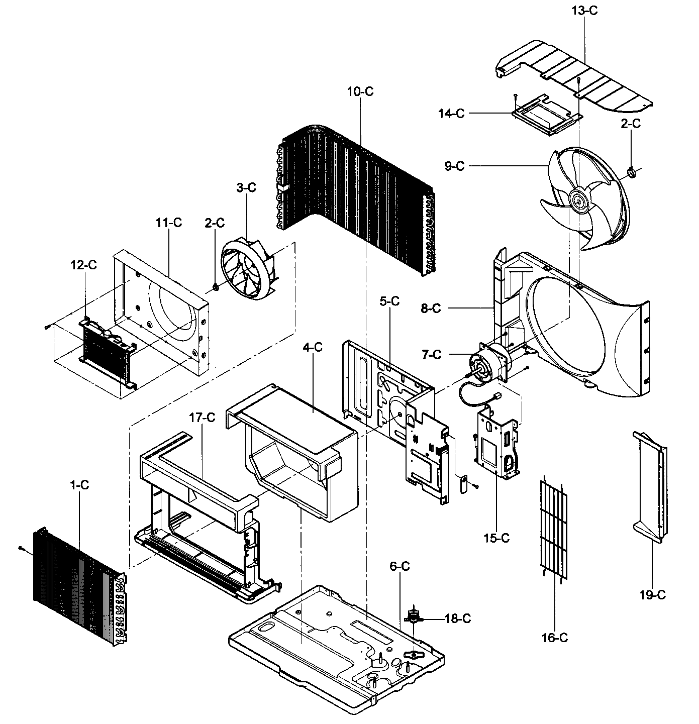 Air handling/cycle parts